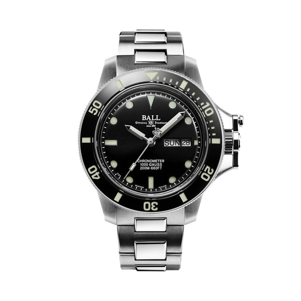 Engineer Hydrocarbon Original 40mm - Black on Bracelet | Teddy