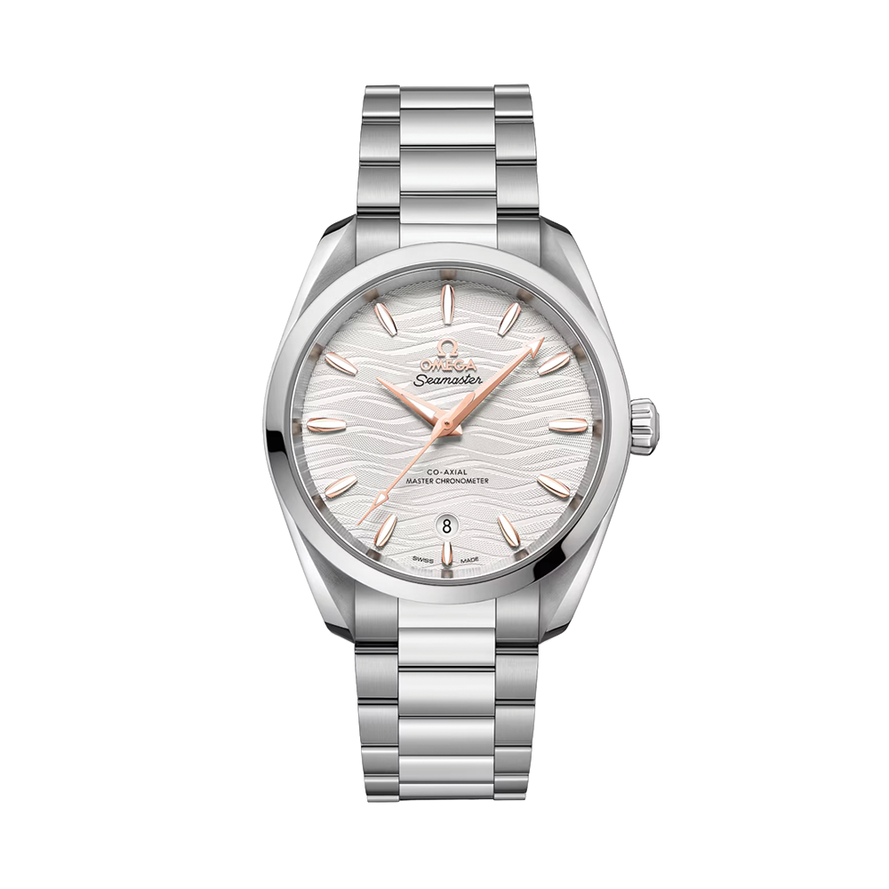 Seamaster Aqua Terra 150M 38mm - Silver w/ Rose Gold Accents on Bracelet