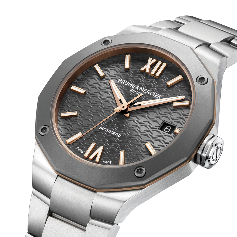 Riviera 10661 Automatic Titanium 36mm - Grey on Bracelet