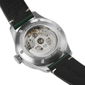 Khaki Aviation Pilot Pioneer Auto 38mm - White on Green Leather Strap