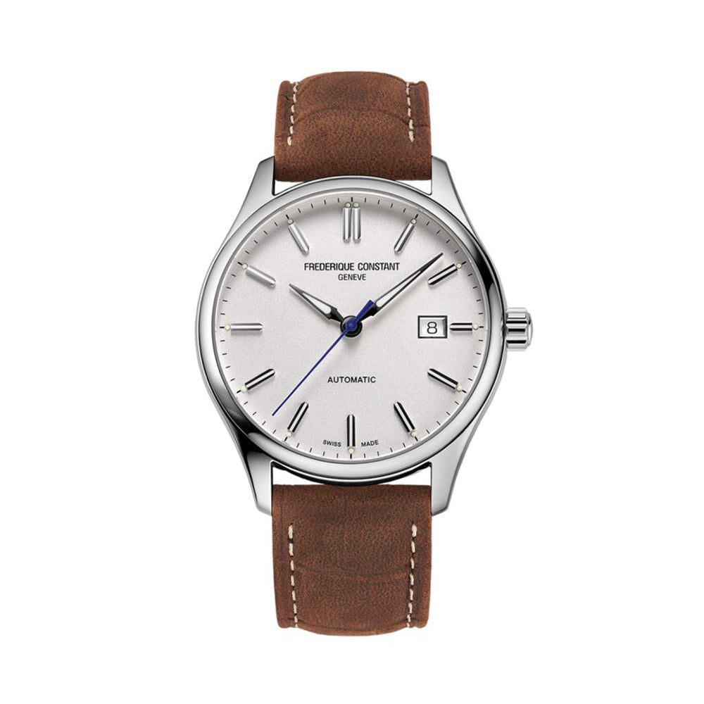 Classics Index Automatic 40mm - White on Leather Strap
