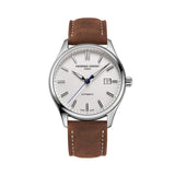 Classics Index Automatic 40mm - White on Leather Strap