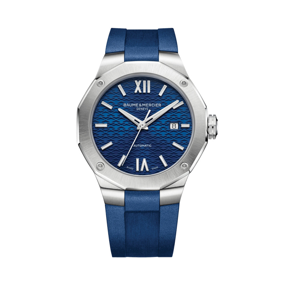 10619 Riviera 42mm - Blue on Rubber Strap