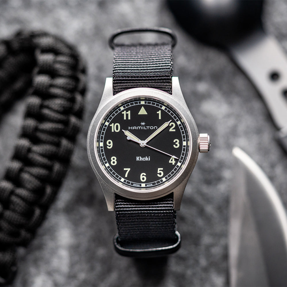 Khaki Field Quartz Black Dial, 38mm