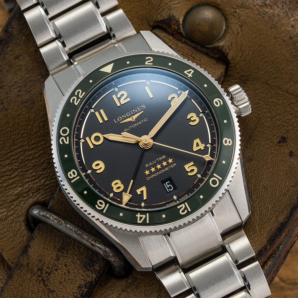 Spirit Zulu Time Green Dial, 39mm