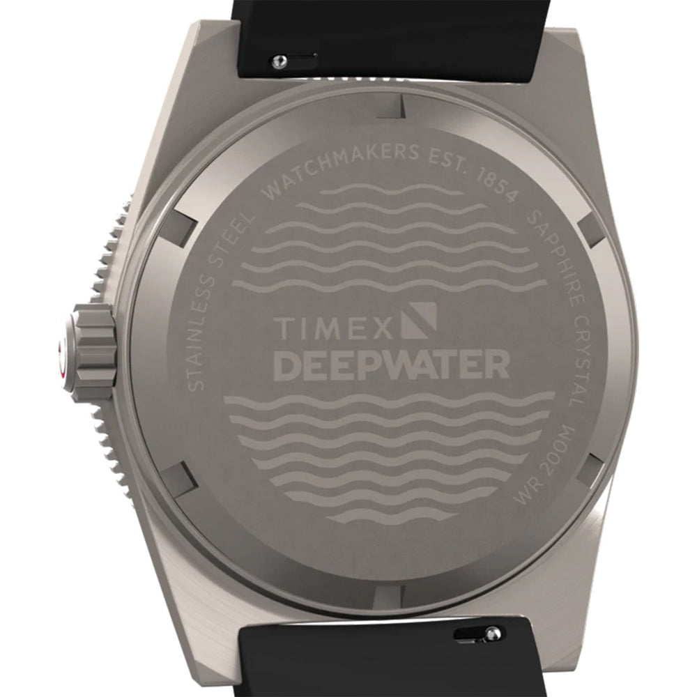 Deepwater Reef 200 Titanium Automatic 41mm - Black on Rubber Strap