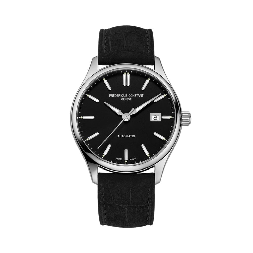 Classics Index Automatic 40mm - Black on Leather Strap