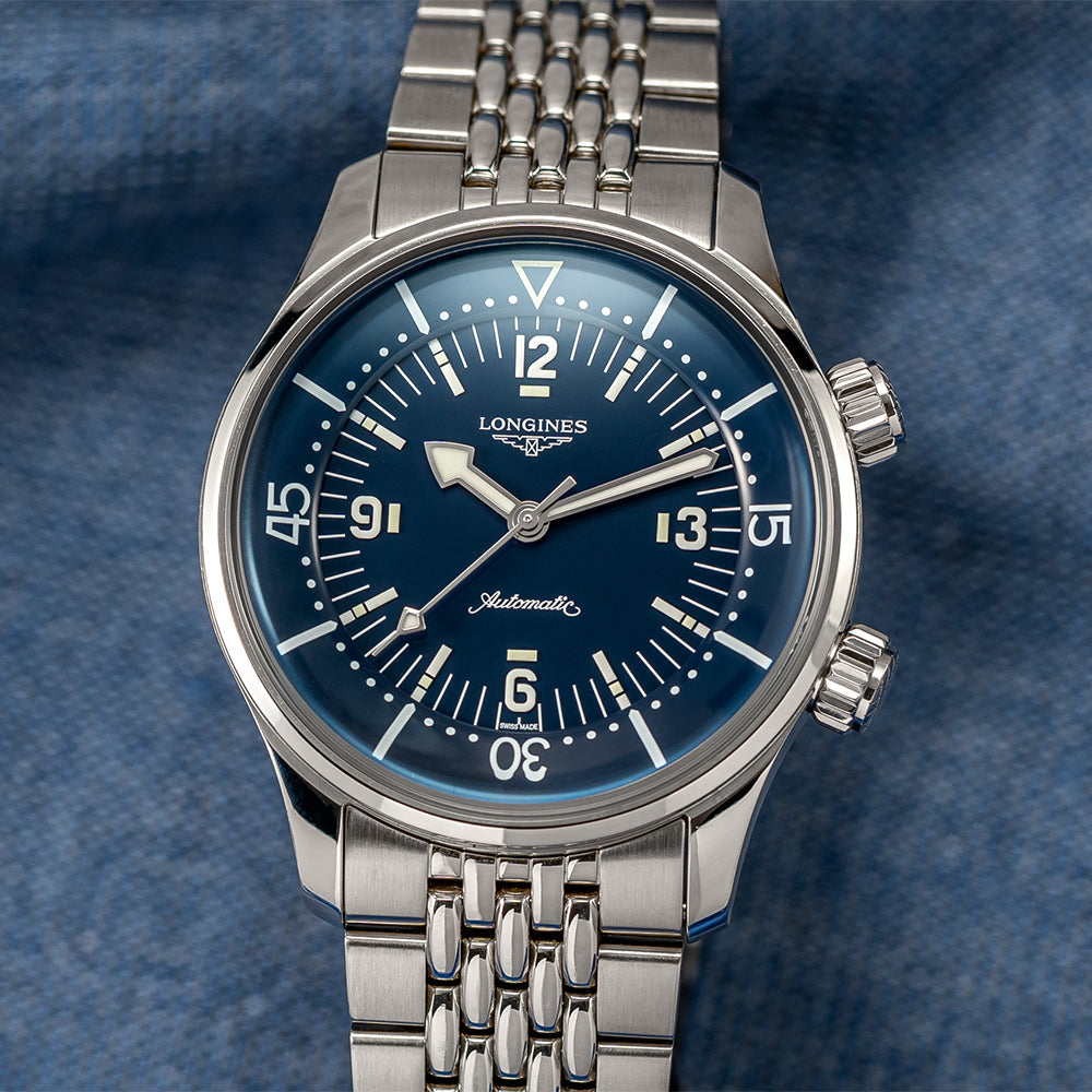 Legend Diver 39mm Blue on Bracelet