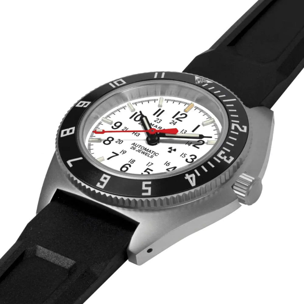 SSNAV-D Arctic Edition 41mm - Arctic on Rubber Strap