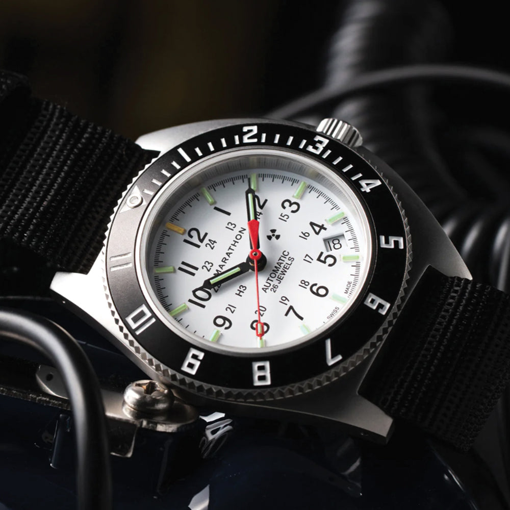 SSNAV-D Arctic Edition 41mm - Arctic on Ballistic Nylon Strap