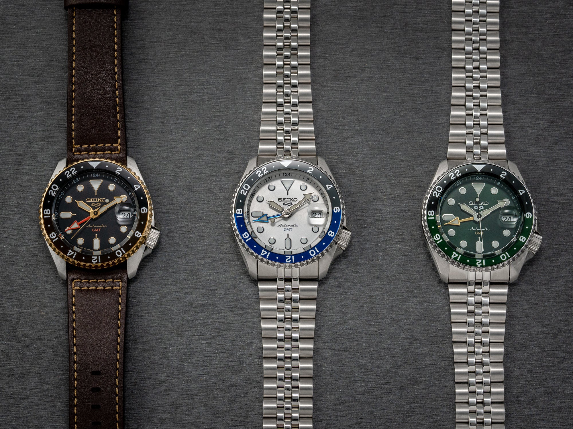 SSK033 5 Sports SKX GMT 42.5mm - White on Bracelet | Teddy Baldassarre