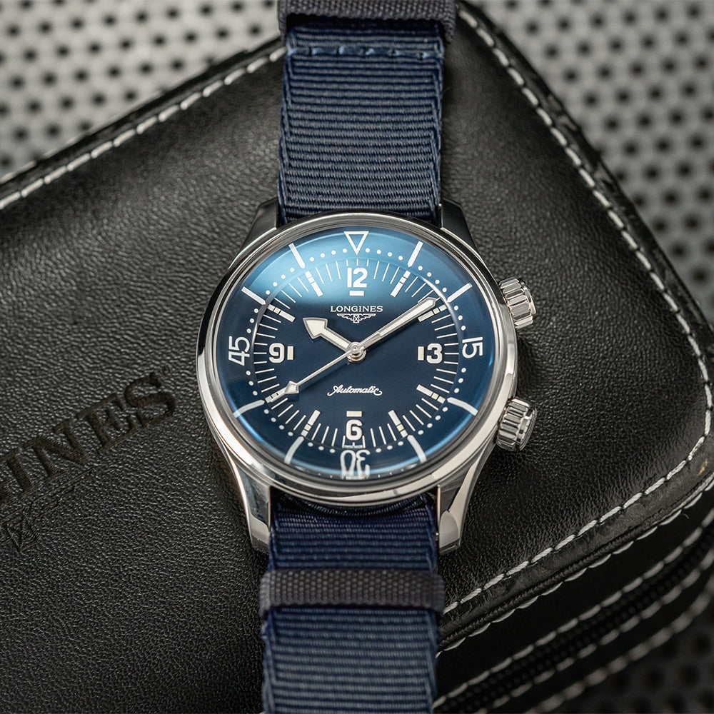 Legend Diver 39mm Blue on Fabric Strap