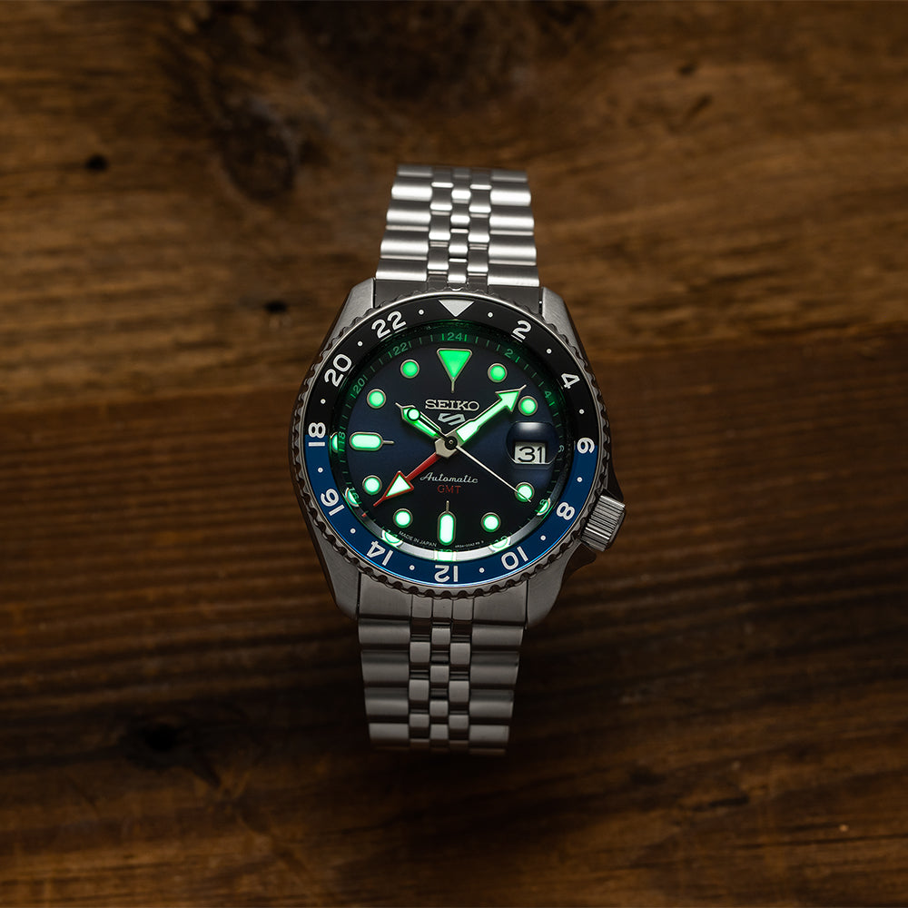 5 Sports SKX GMT Blue Dial, 42.5mm SSK003