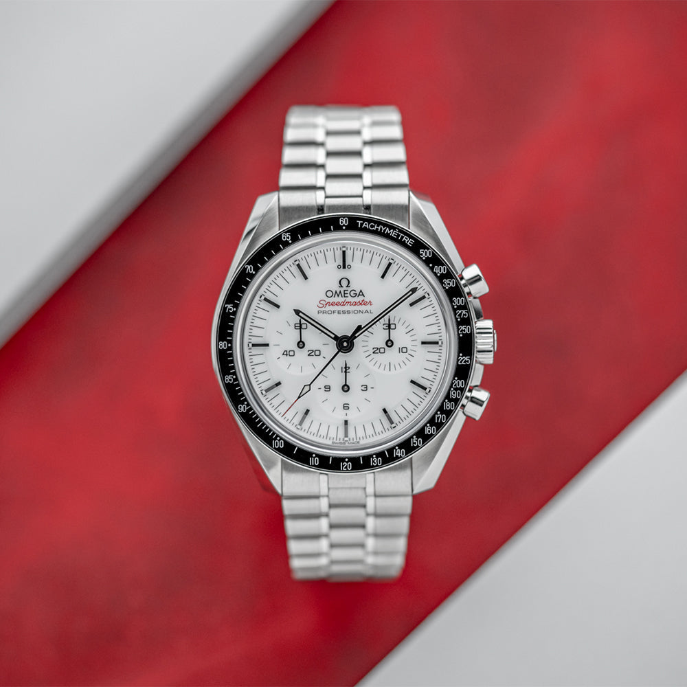 Speedmaster Moonwatch Professional Co-Axial Master Chronometer Chronograph Sapphire 42mm - White on Bracelet