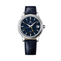 SBGM257 Elegance Automatic Mechanical GMT 39.5mm - Blue on Leather Strap
