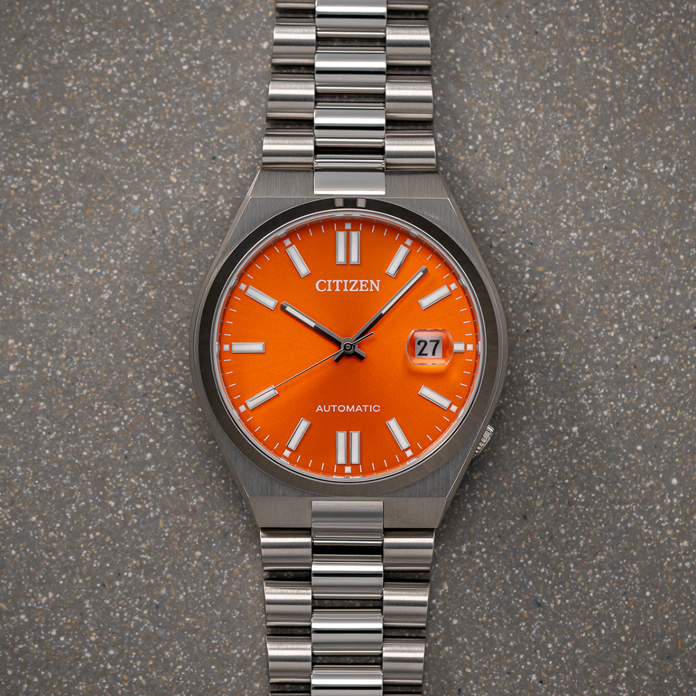 Tsuyosa Orange Dial, 40 mm