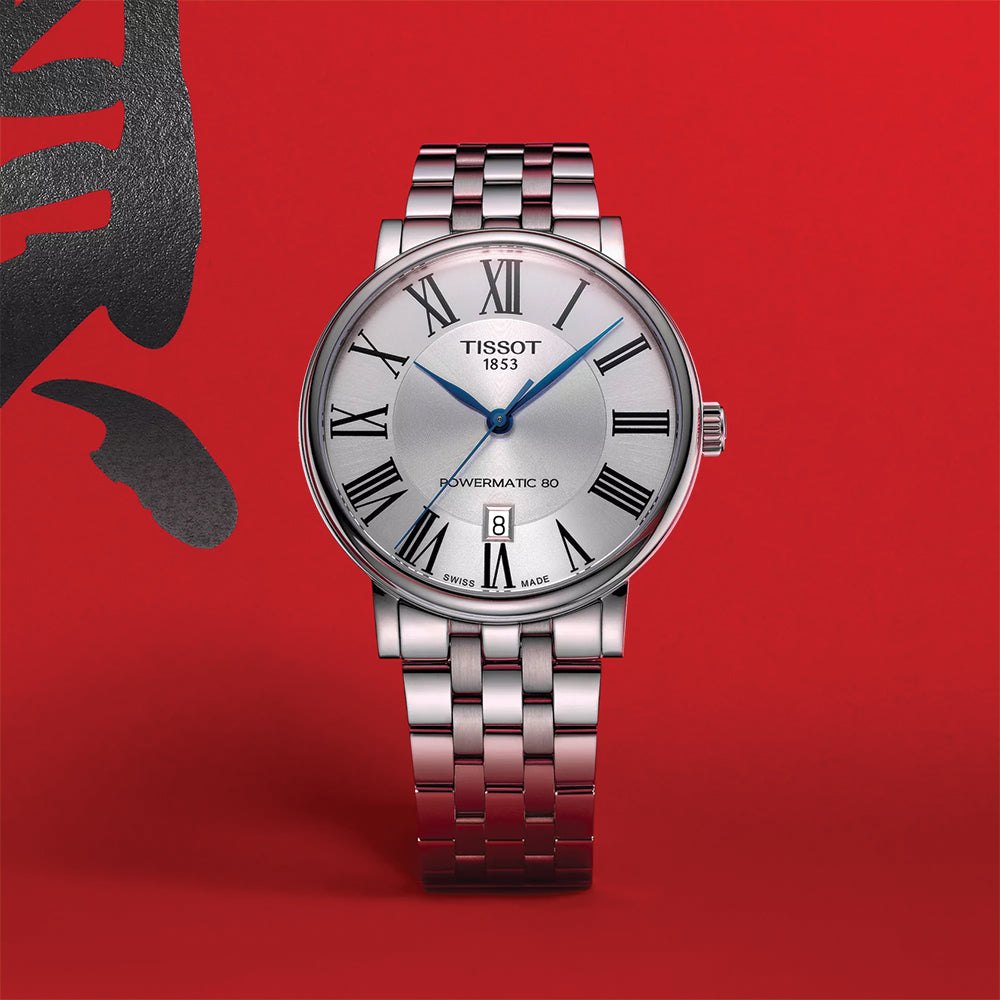 TISSOT ティソ　Carson Powermatic 80　自動巻　シルバー TISSOT ティソ Carson Powermatic 80 自動巻 シルバー Carson Premium