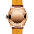 Navitimer Automatic Red Gold 36mm - White w/ Diamonds on Leather Strap