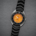 DS Super PH500M 43mm - Orange on Rubber Strap