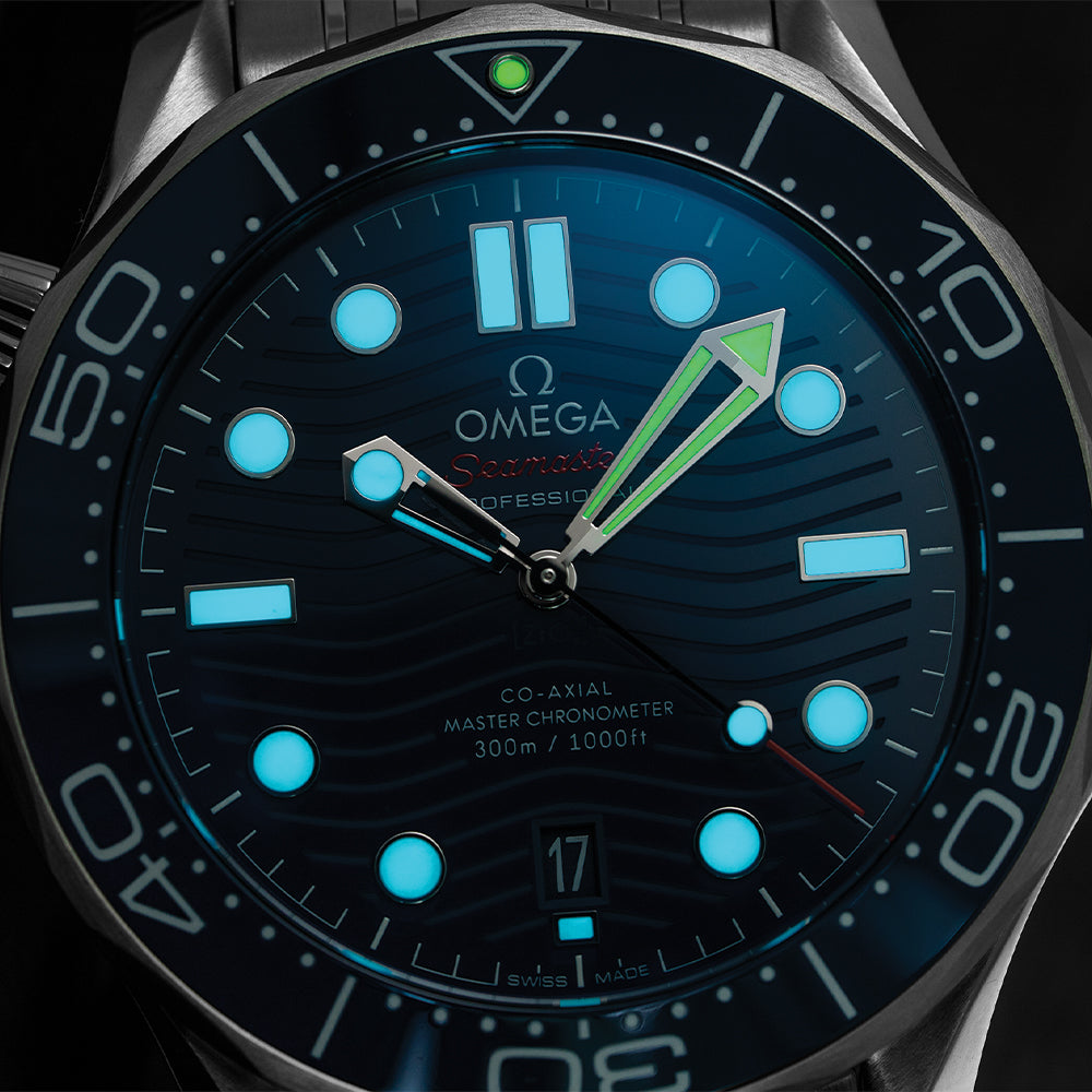 Seamaster Diver 300M Co-Axial Master Chronometer 42mm - Blue on Bracelet