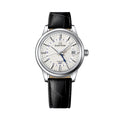 SBGM255 Elegance Automatic Mechanical GMT 39.5mm - White on Leather Strap