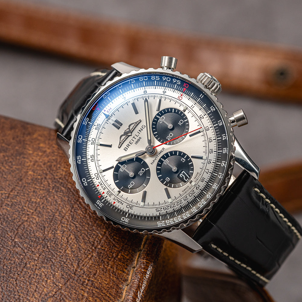 Navitimer B01 Chronograph 43mm Stainless Steel - Silver