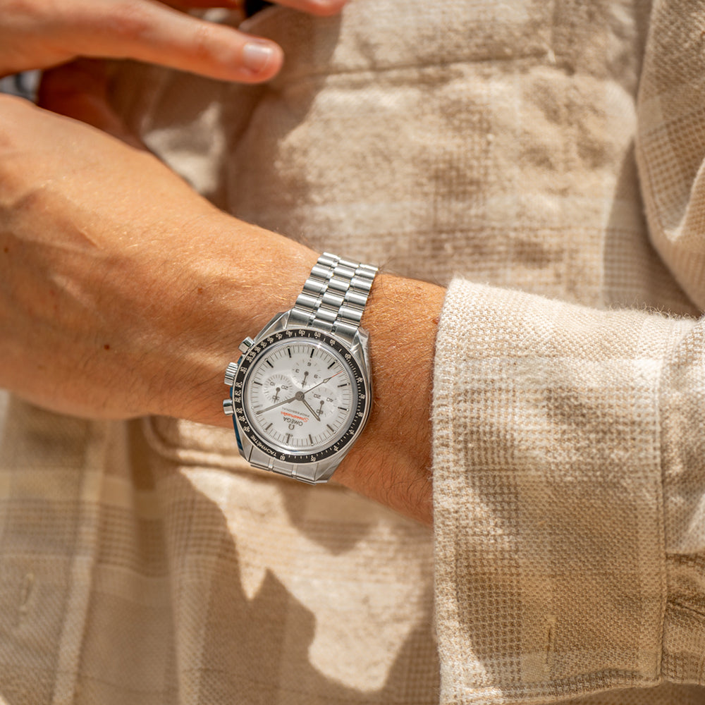 Speedmaster Moonwatch Professional Co-Axial Master Chronometer Chronograph Sapphire 42mm - White on Bracelet