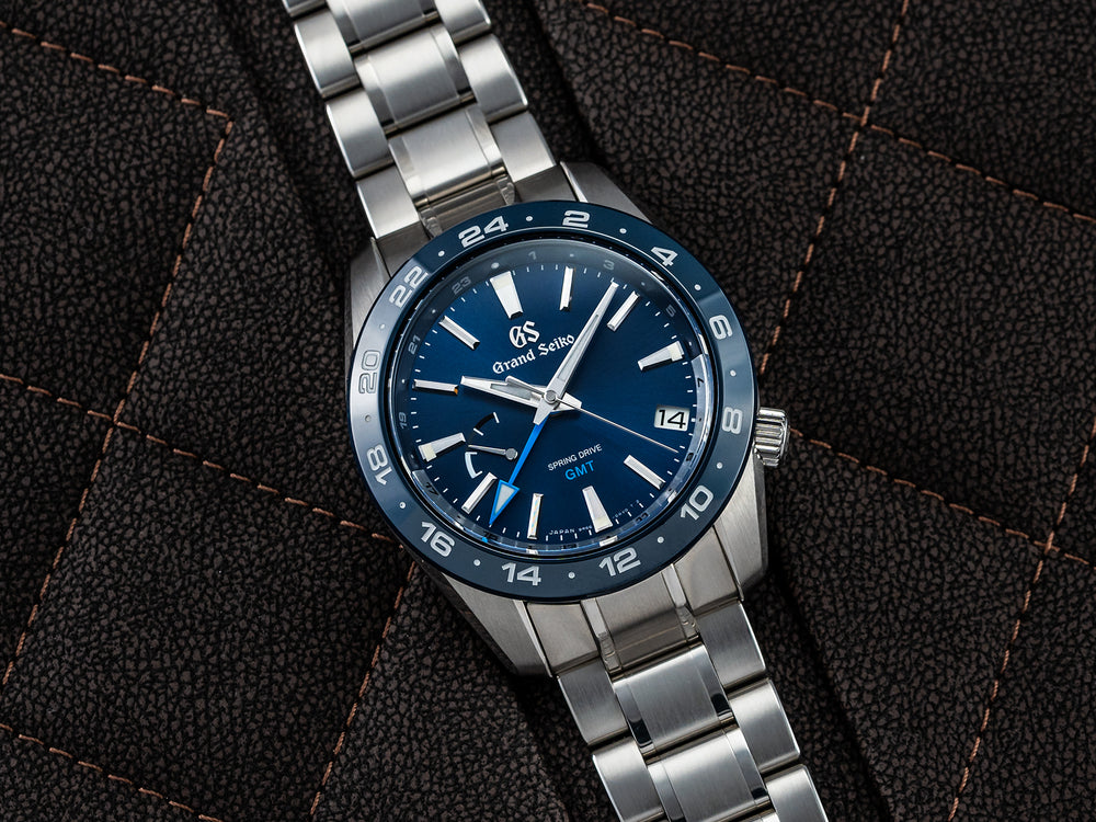 SBGE255 Sport Automatic Spring Drive GMT Blue on Bracelet