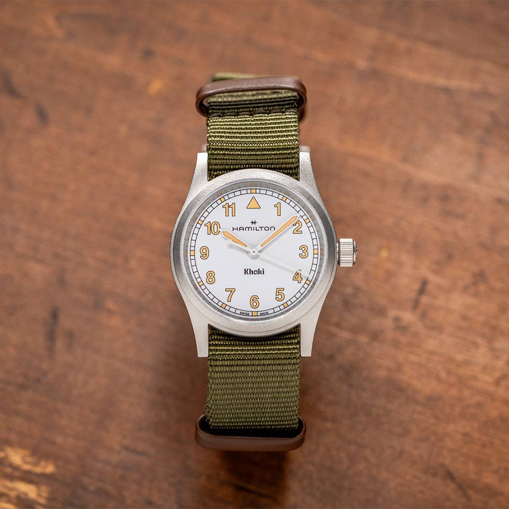 Khaki Field Quartz White Dial, 33mm