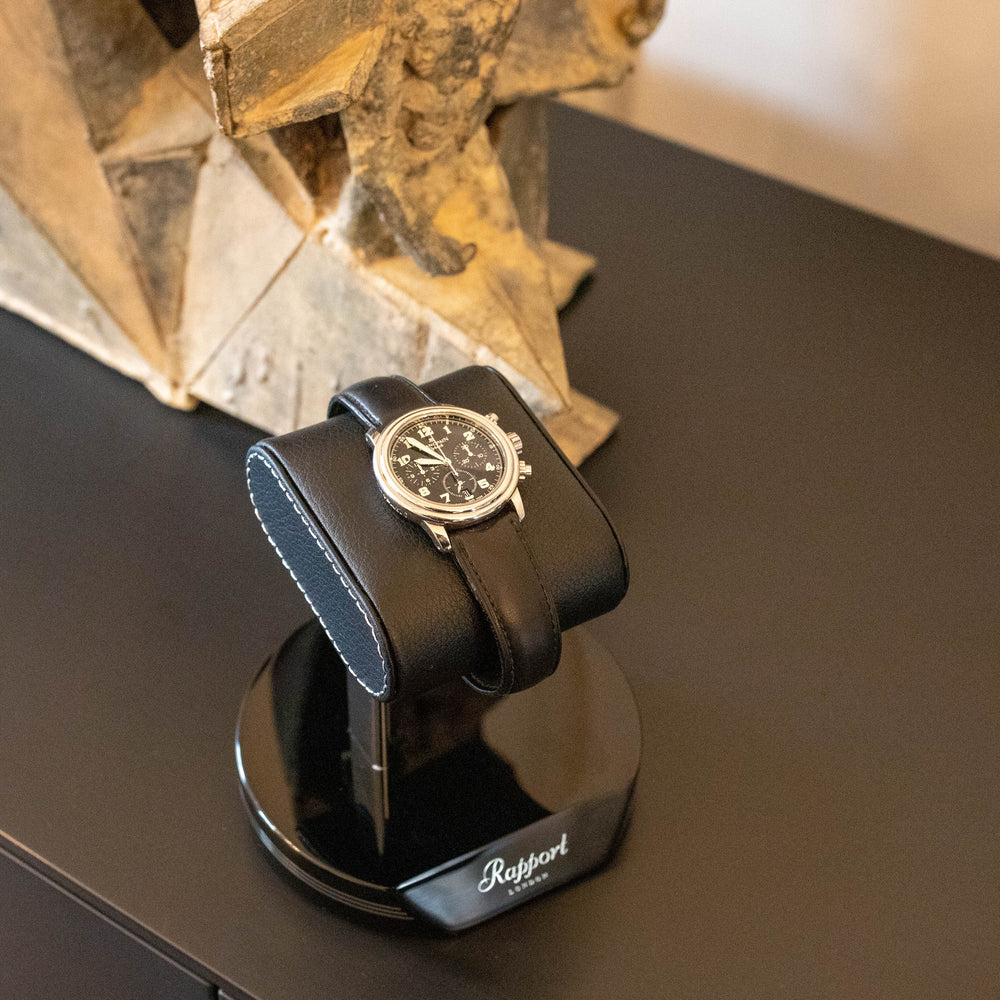 Formula Watch Stand - Black and Silver