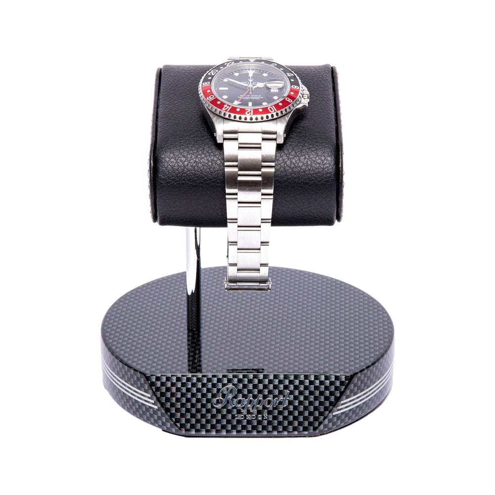Formula Watch Stand - Carbon Fiber Finish