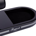 Formula Watch Stand with Tray - Black and Silver