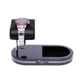 Formula Watch Stand with Tray - Carbon Fiber Finish