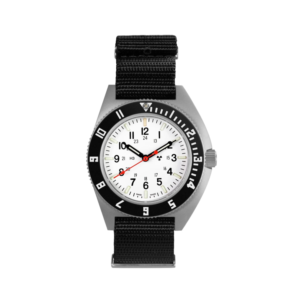 SSNAV No Date Arctic Edition Quartz 41mm - White | Teddy Baldassarre
