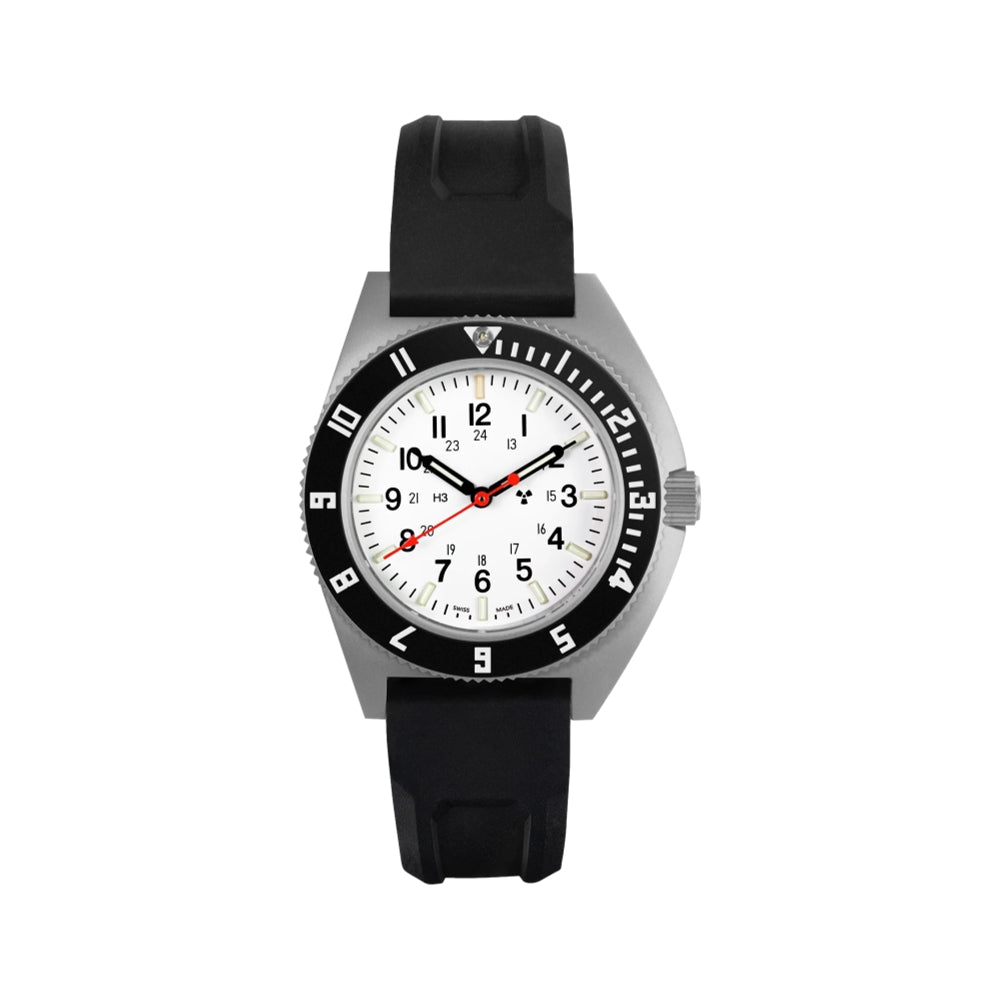 SSNAV No Date Arctic Edition Quartz 41mm - White | Teddy Baldassarre