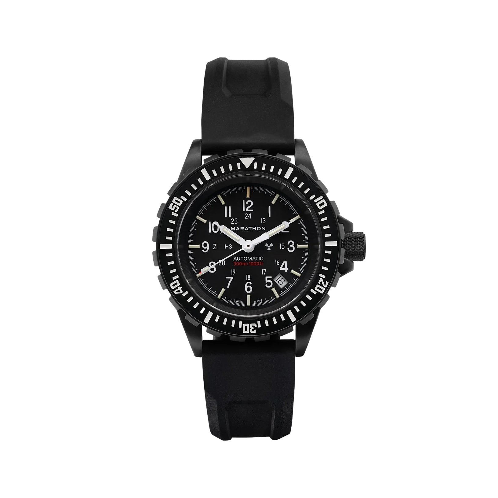 GSAR Diver's Automatic Anthracite 41mm - Black on  Rubber Strap