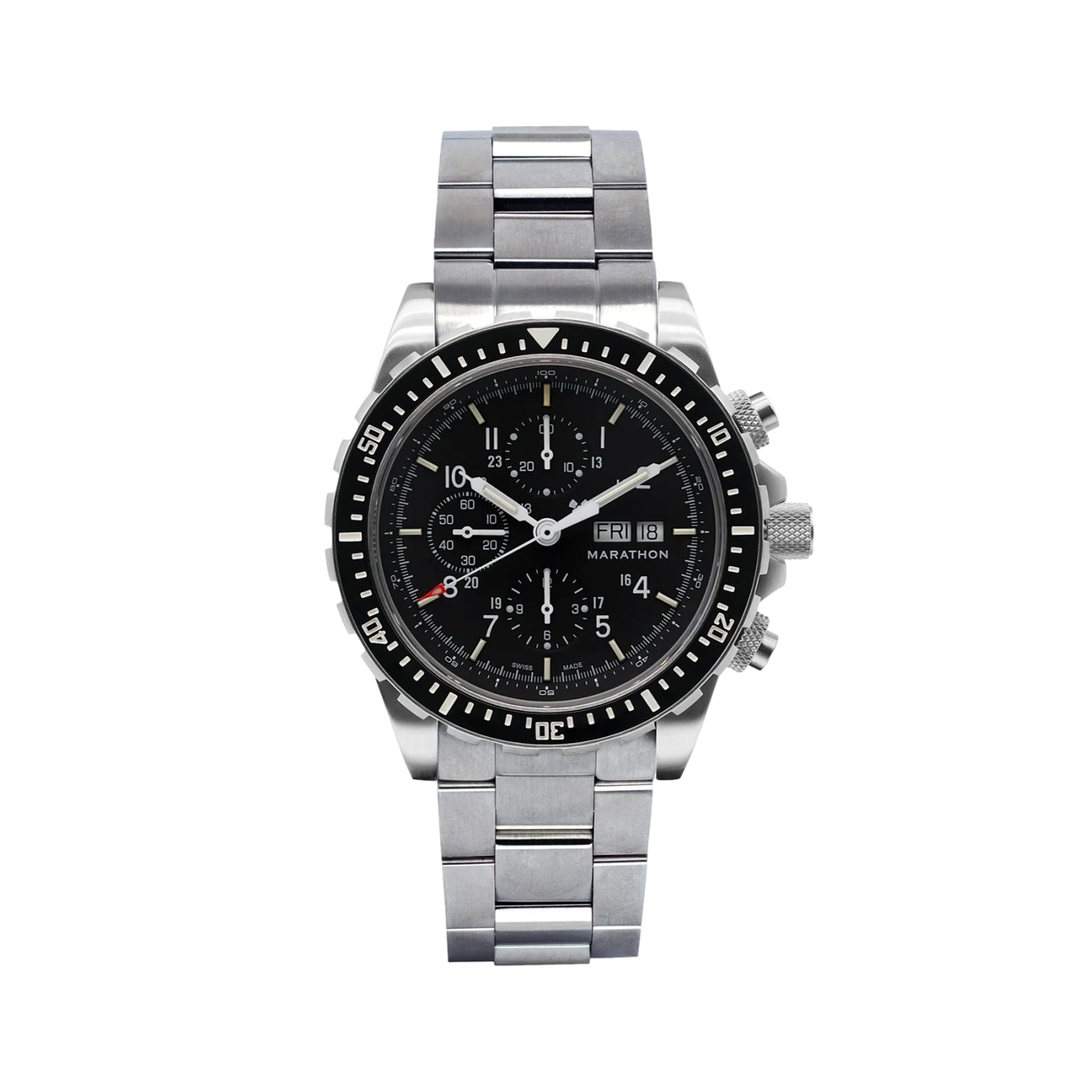 CSAR Pilot's Automatic Chronograph 46mm - Black on Bracelet