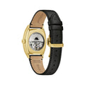 Young at Heart Gold-Tone 33.5mm - SIlver on Leather Strap