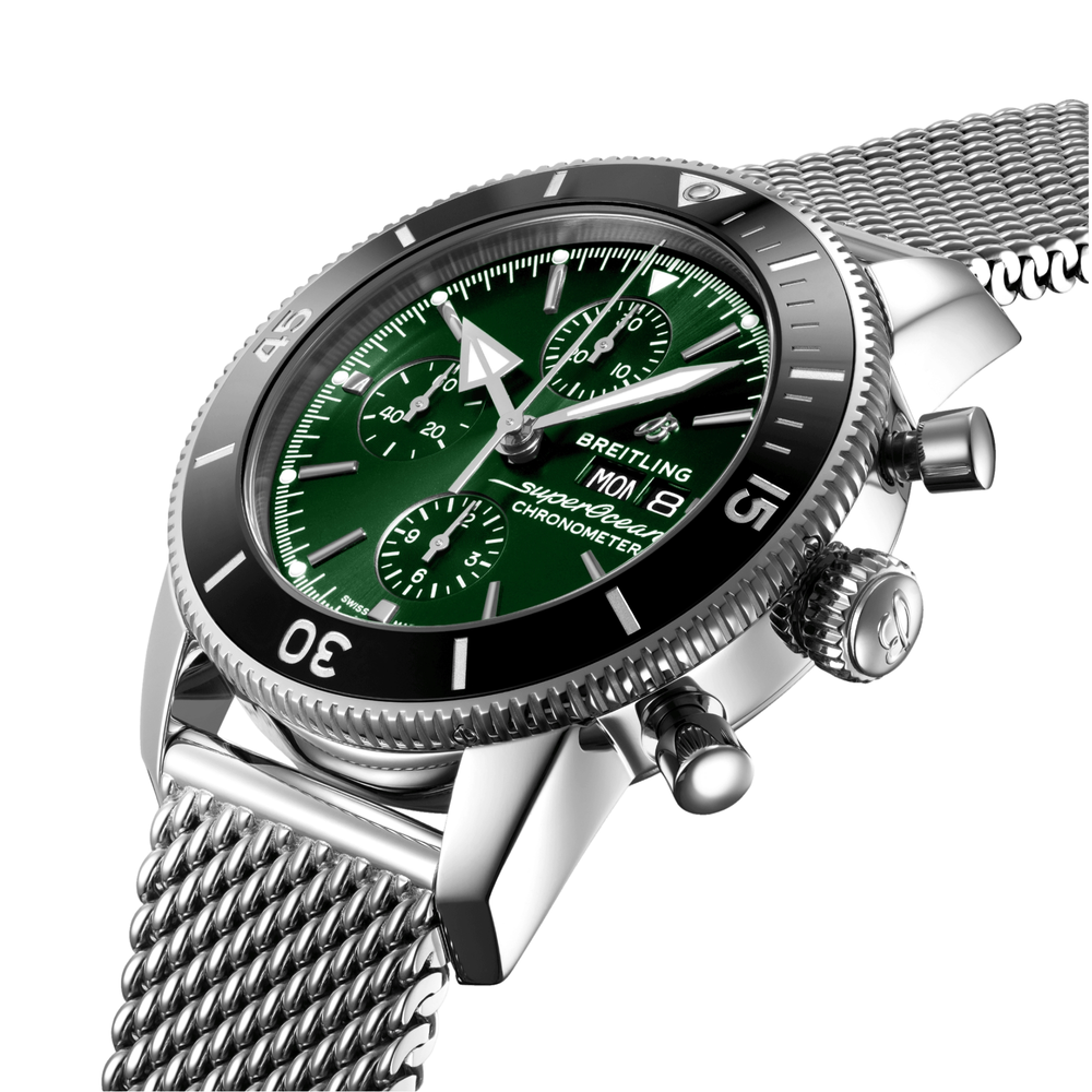 Superocean Heritage Chronograph 44mm Stainless Steel - Green