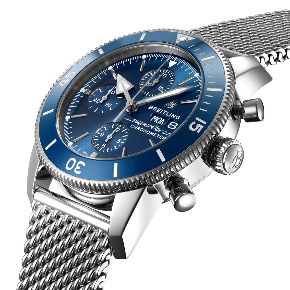 Superocean Heritage Chronograph 44mm Stainless Steel - Blue