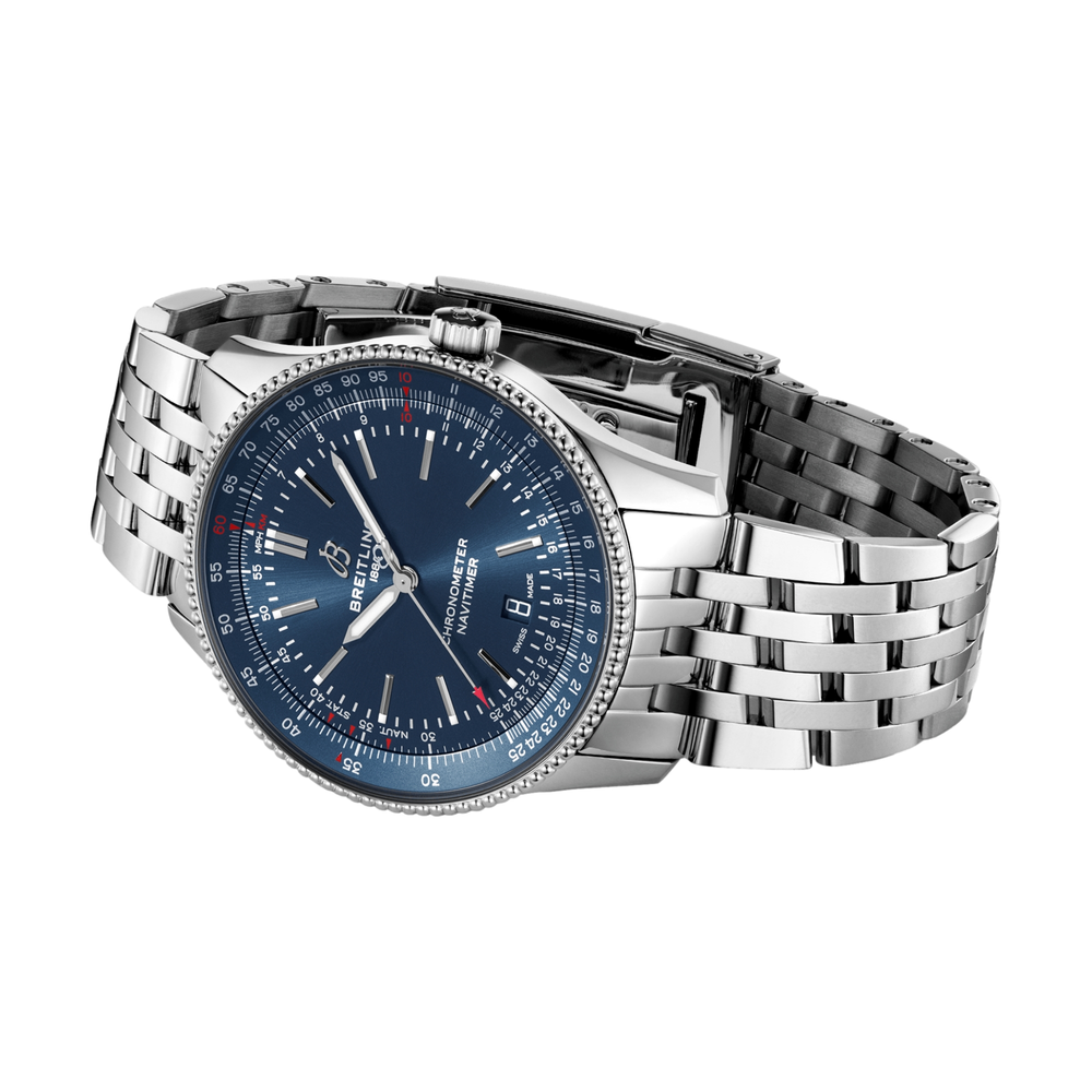 Navitimer Automatic 41mm Stainless Steel - Blue