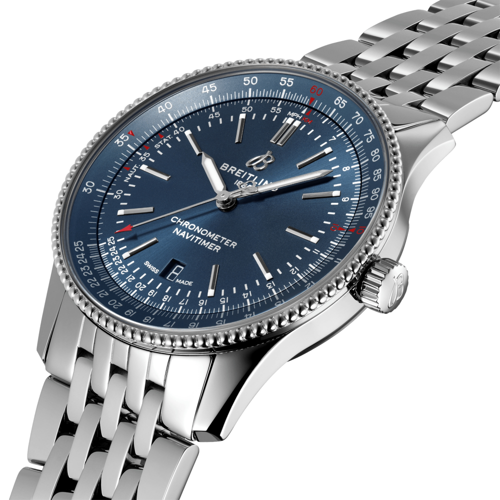 Navitimer Automatic 41mm Stainless Steel - Blue