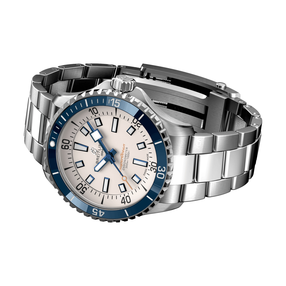 Superocean Automatic 42mm Stainless Steel - Cream