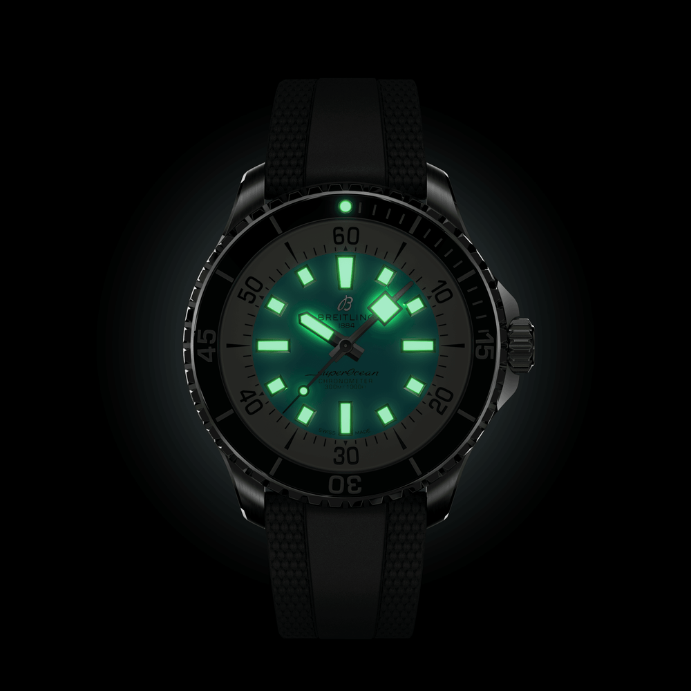 Superocean Automatic 44mm Stainless Steel - Turquoise