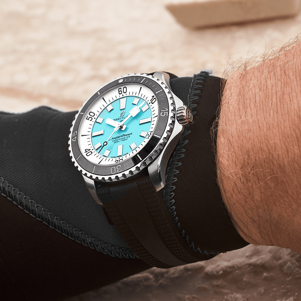 Superocean Automatic 44mm Stainless Steel - Turquoise