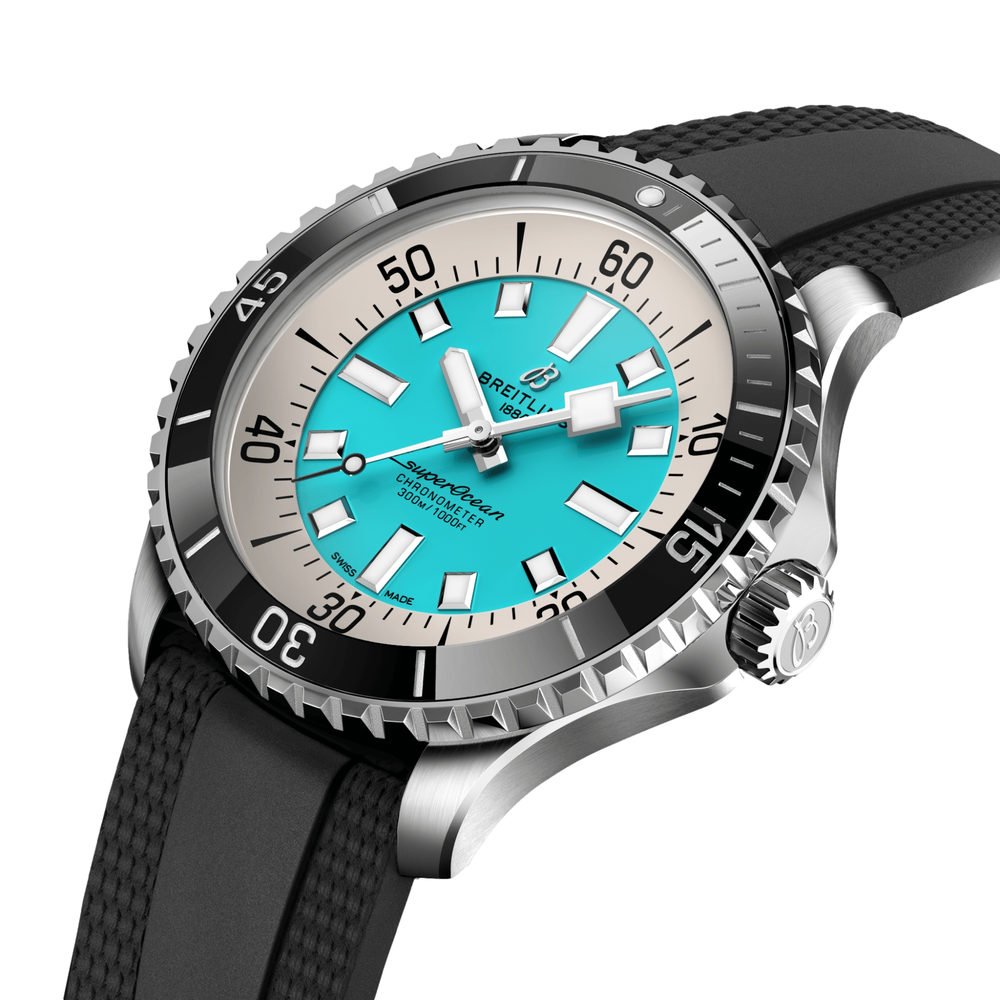 Superocean Automatic 44mm Stainless Steel - Turquoise