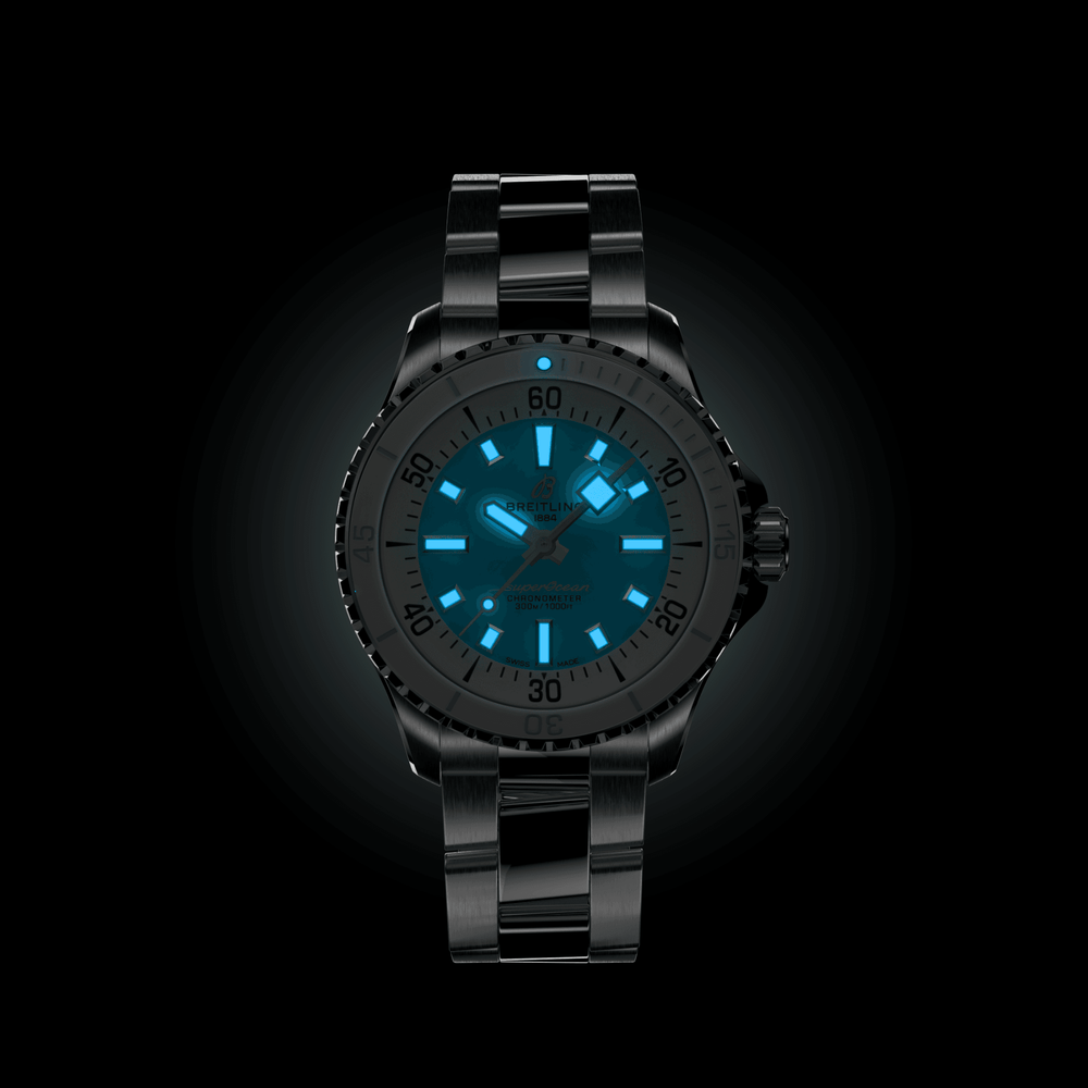 Superocean Automatic 36mm Stainless Steel - Turquoise