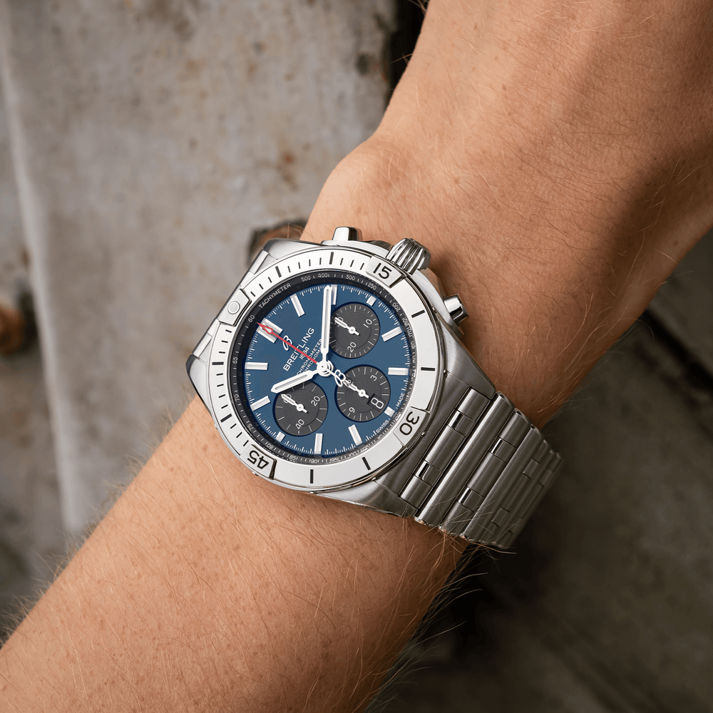 Chronomat B01 42mm Stainless Steel - Blue