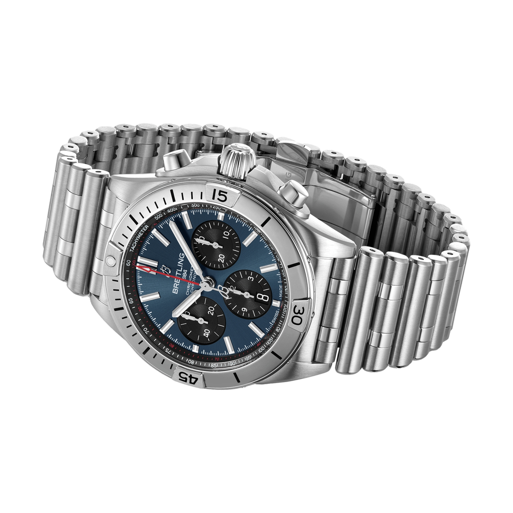 Chronomat B01 42mm Stainless Steel - Blue