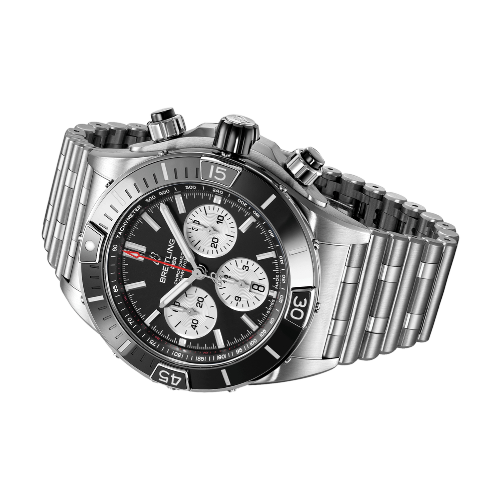 Super Chronomat B01 44mm Stainless Steel - Black